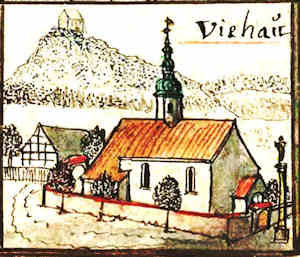 Viehau - Kościół, widok ogólny
